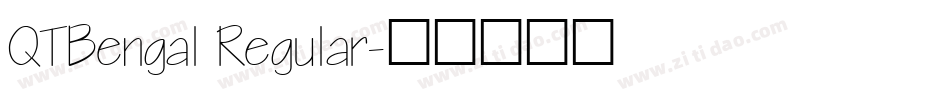 QTBengal Regular字体转换